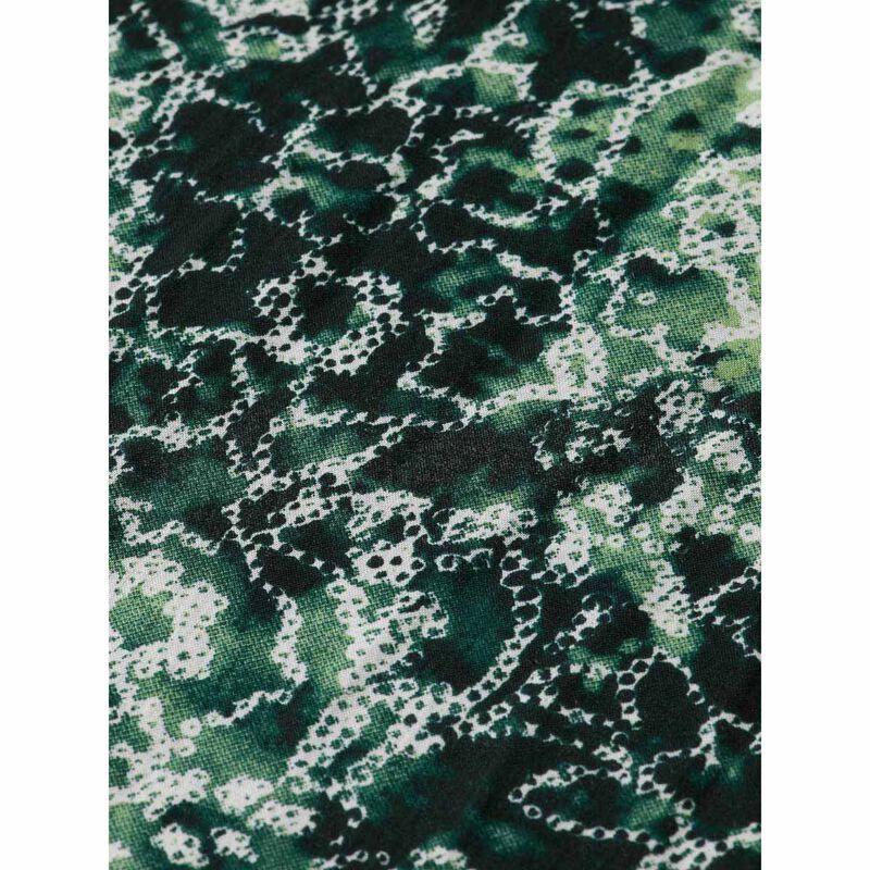 Scotch & Soda Printed Modal Smock Waist Maxi Dress image number 2